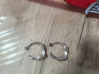 Pendientes Aro Uno de 50 Plata
