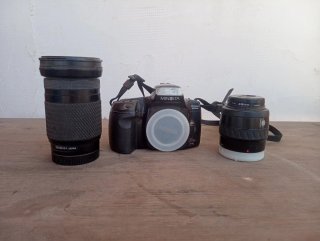Cámara Minolta Dynax 300si + 2 Lentes