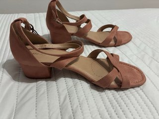 Sandalias salmón tacón 5cm 41