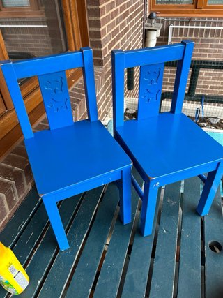 Pack 2 Sillas y Mesa Infantil IKEA KRITTER