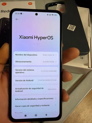 Xiaomi Redmi Note 14 Negro