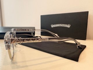 Gafas estilo Chrome Hearts Grises y Plateadas