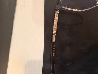 Gafas estilo Chrome Hearts Grises y Plateadas