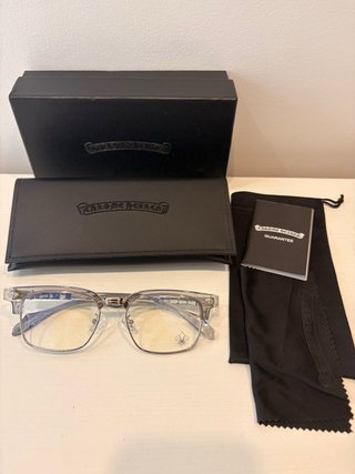 Gafas estilo Chrome Hearts Grises y Plateadas