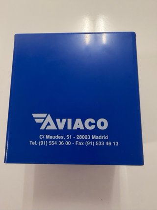 Portanotas Aviaco Azul