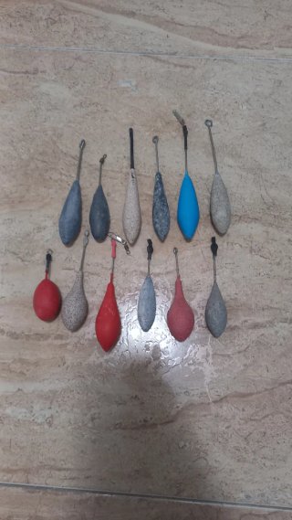 Plomos de pesca variados