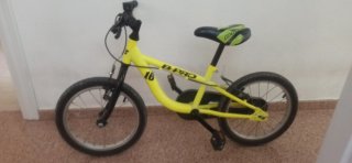 Bicicleta B-PRO 16 Amarilla