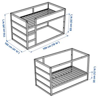 Cama Litera IKEA Kura - Pegatinas de Regalo
