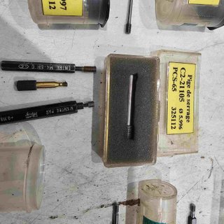 Lote calibres verificacion de roscas metrologia