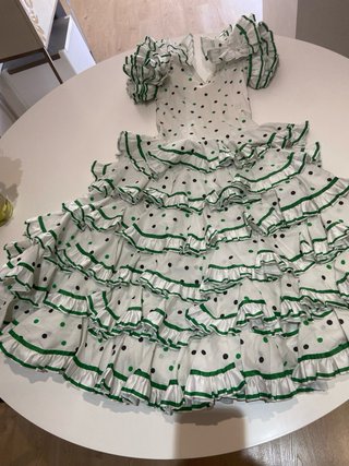 Vestido Flamenca Sevillanas Volantes