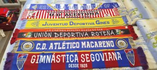 Lote 6 bufandas de fútbol (Saúl)