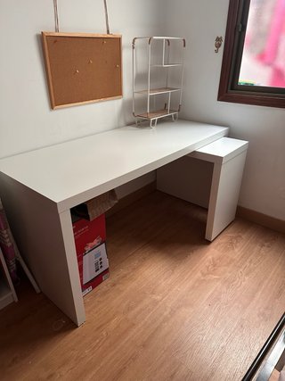 Escritorio Malm Ikea Blanco 151x65cm