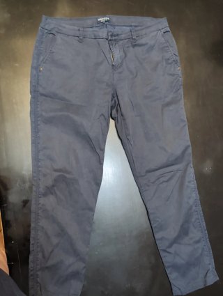 Pantalón chino mujer azul marino