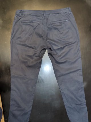 Pantalón chino mujer azul marino