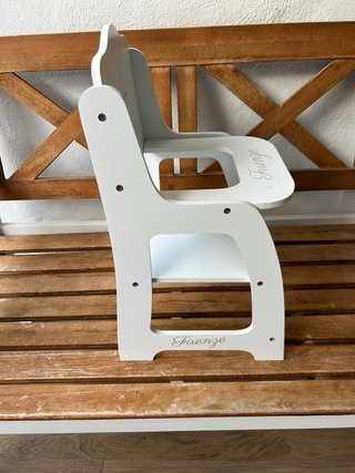 Trona de madera para bebé juguete