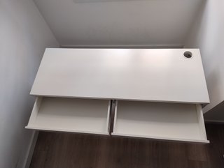 Escritorio Ikea Mickie Blanco
