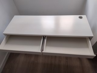 Escritorio Ikea Mickie Blanco