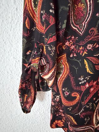 Blusa Stradivarius Estampada Talla S