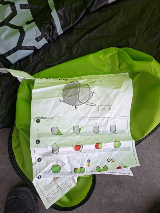 Tienda campaña Quechua verde