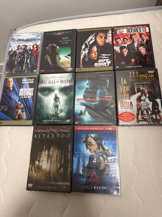 Lote 10 Películas DVD Acción/Drama/Terror/Sci-Fi
