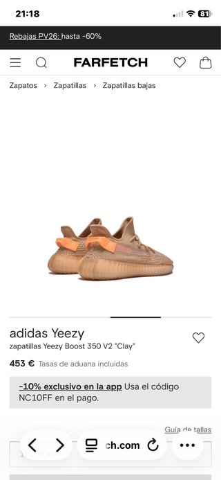 Adidas Yeezy Boost 350 V2 Clay.