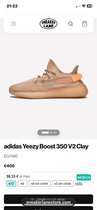 Adidas Yeezy Boost 350 V2 Clay.