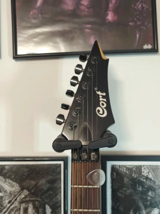 Cort VX-2V Flying V Guitarra Eléctrica Negra