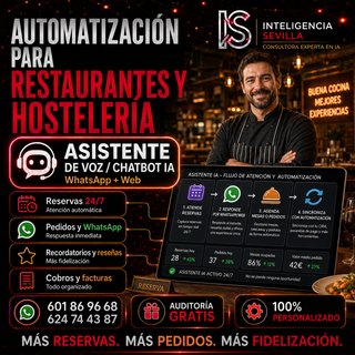 Asistente IA para restaurantes Sevilla | WhatsApp