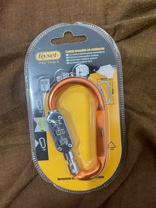 Candado Mosquetón Combinación Liyset