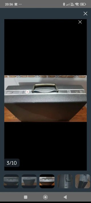 Maletín Samsonite Negro y Plateado