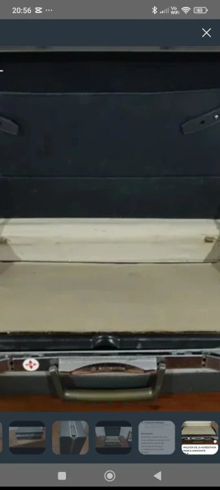Maletín Samsonite Negro y Plateado