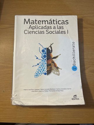 Matemáticas CCSSI 1º Bachillerato - Editex