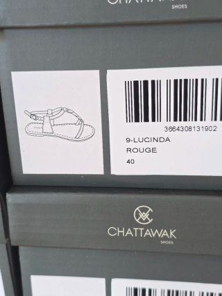 Lote 10 Sandalias Chattawak Rojas Talla 40