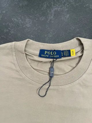 Camiseta Polo Ralph Lauren Beige Manga Corta