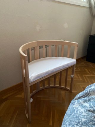 Cuna Evolutiva Ovalada 7 en 1 de madera de haya