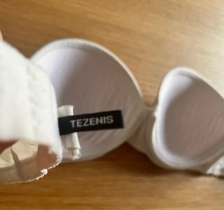 Reggiseno bianco senza spalline