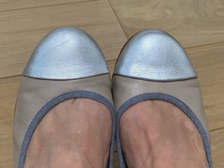 Bailarina nude y plata