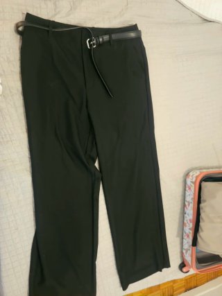 Pantalones Stradivarius Talla 42 Negro
