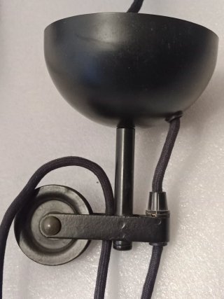Lampara techo metalarte sube baja polea vintage