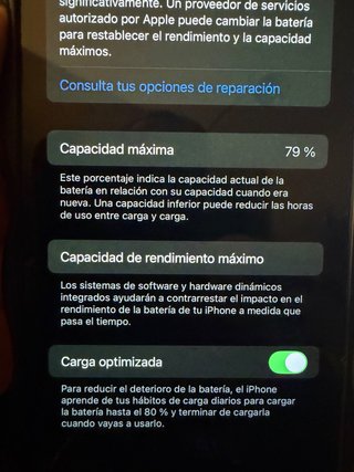 iPhone 12 Negro 128GB Batería 79%