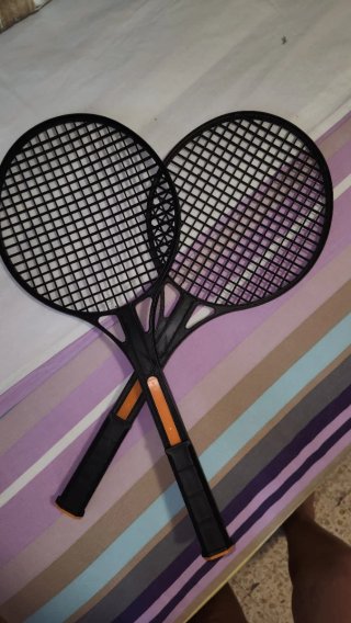 Raquetas de bádminton con funda