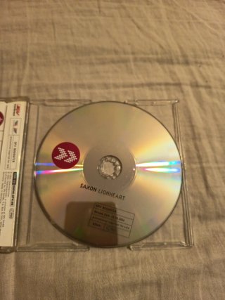 CD Saxon Lionheart promotional copy