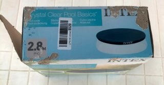 Cubre piscina Intex Krystal Clear 2.8m