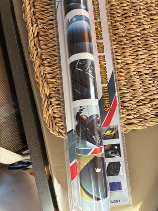 Vinilo decorativo 3D coche/moto 75x200