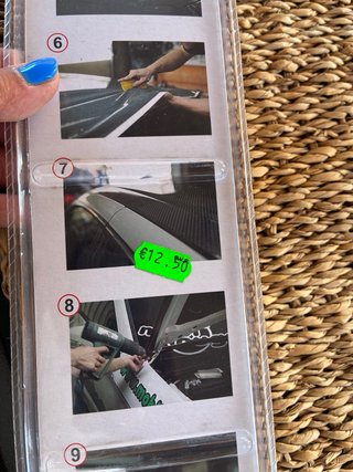 Vinilo decorativo 3D coche/moto 75x200