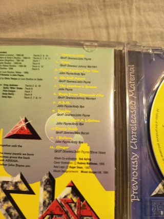 CD Asia Archiva 1 Previously Unreleased Material