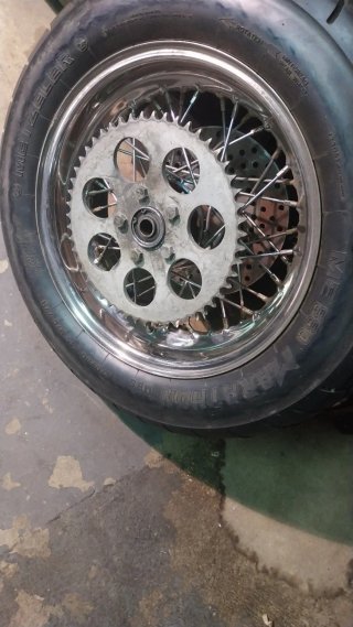 Rueda Custom Harley Davidson 15' Buje Dual flange