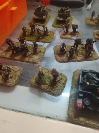 Soldados plomo 1/72 pintados  tipo Warhammer rol