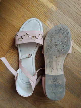 Sandalias 37 TEX Marrón Estrellas Talla 37