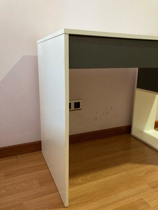 Mesa escritorio melamina blanco 101x73x50 Leroy
